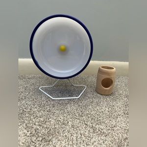 Hamster wheel and tunnel bundle‎